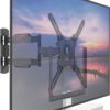 Cavus Draaibare en Kantelbare Tv Muurbeugel geschikt voor Sonos Beam Soundbar & 32 - 50 Inch Televisies t/m 20 Kg - Wit (8713222017153)