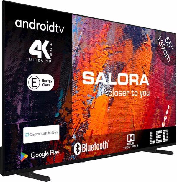 Salora 55UA550 4K HDR Android TV (8720085002547)