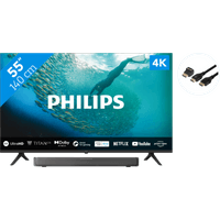 Koop Philips 55PUS7009  + Soundbar + Hdmi kabel - 6151115541521