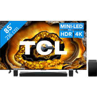 Koop TCL QD Mini-led 85X955 Max (2024) + soundbar - 6151116067037