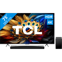 Koop TCL QLED 75C61B (2024) + soundbar - 6151116086038