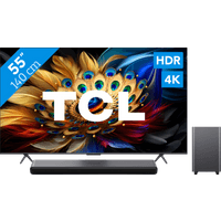 Koop TCL QLED 55C61B (2024) + soundbar - 6151115519599