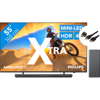 Koop Philips The Xtra 55PML9009 - QD Mini-led (2024) + Philips TAB6309 + BlueBuilt HDMI kabel - 6151115619688