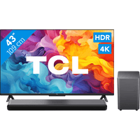 Koop TCL 4K LED 43P61B + TCL S55H 2.1 Soundbar - 6151118186163