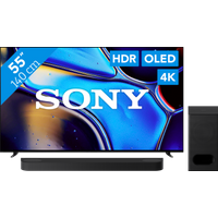 Koop Sony 55" Bravia 8 OLED 4K (2024) + Sony Bravia Theatre Bar 6 Zwart - 6151122241261