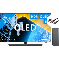 Koop Philips 55OLED809 - Ambilight (2024) + Philips TAB6309 + BlueBuilt HDMI Kabel - 6151120265214