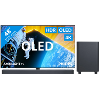 Koop Philips 48OLED809 - Ambilight (2024) + JBL Bar 500 Zwart - 6151123175145