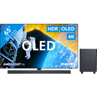 Koop Philips 65OLED809 - Ambilight (2024) + JBL Bar 800 Zwart - 6151123178108