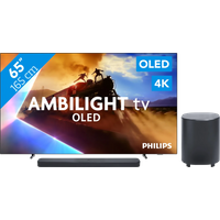 Koop Philips Ambilight 65'' OLED760 4K (2025) + JBL Bar 500 M2 Zwart - 6151123520549