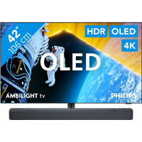 Koop Philips 42OLED809 - Ambilight (2024) + JBL Bar 300 Zwart - 6151123543517
