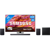 Koop Samsung 75" Neo QLED QN90F 4K (2025) + Samsung HW-Q930F (2025) - 6151124344335