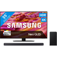 Koop Samsung 55" Neo QLED QN90F 4K (2025) + Samsung HW-B750F (2025) - 6151124354365