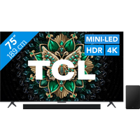 Koop TCL 75" QD Mini-led C61K 4K (2025) + TCL Q75H - 6151124381330