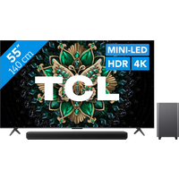 Koop TCL 55" QD Mini-led C61K 4K (2025) + TCL S55H 2.1 Soundbar - 6151124393340