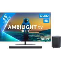 Koop Philips Ambilight 55'' OLED810 4K (2025) + JBL Bar 500 M2 Zwart - 6151124880864