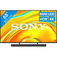 Koop Sony Bravia 5 65" XR Mini-led (2025) + Sony HT-S2000 Zwart - 6151123361302