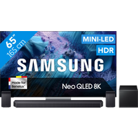 Koop Samsung 65" Neo QLED QN990F 8K (2025) + Samsung HW-Q930F Zwart - 6151126863858