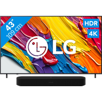 Koop LG 43" QNED82 4K (2025) + Sonos Beam Gen2 Zwart - 6151127165111