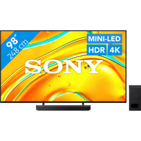 Koop Sony Bravia 5 98" XR Mini-led (2025) + Sony Bravia Theatre Bar 6 Zwart - 6151123440410