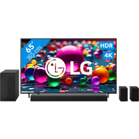 Koop LG 65" 4K Smart UA75 + LG DS60TR - 6151129135150