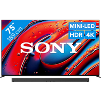 Koop Sony 75" Bravia 9 4K QLED XR Mini-led (2024) + Sony Bravia Theatre Bar 9 - 6151122239282
