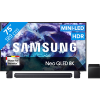 Koop Samsung 75" Neo QLED QN900F 8K (2025) + Samsung HW-Q930F Zwart - 6151126866835