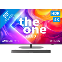 Koop Philips Ambilight 55'' PUS9000 QLED 4K (2025) + Philips TAB5109 - 6151127534504
