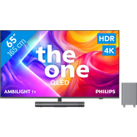 Koop Philips Ambilight 65'' PUS9000 QLED 4K (2025) + Philips TAB6100 - 6151127785715
