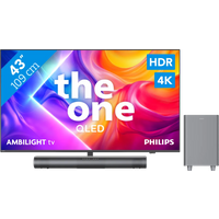 Koop Philips Ambilight 43'' PUS9000 QLED 4K (2025) + Philips TAB6100 - 6151127785777