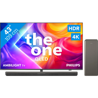 Koop Philips Ambilight 43'' PUS9000 QLED 4K (2025) + Philips TAB8200 - 6151127787740