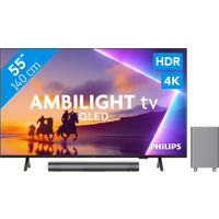 Koop Philips Ambilight 55'' PUS8500 QLED 4K (2025) + Philips TAB6100 - 6151127788747