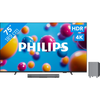 Koop Philips 75'' PUS7000 4K (2025) + Philips TAB6100 - 6151127834819