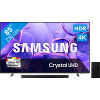Koop Samsung 85" Crystal UHD U8070F (2025) + Samsung HW-B750F Zwart - 6151127991901