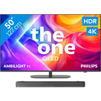 Koop Philips Ambilight 50'' PUS9000 QLED 4K (2025) + Philips TAB5109 - 6151127537543