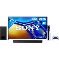 Koop Sony 55" Bravia 8 II 4K QD-OLED + Sony Bravia Theatre Bar 6 Zwart + PlayStation 5 - 6151133243285