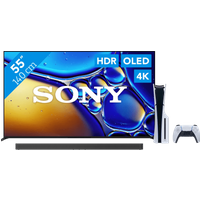 Koop Sony 55" Bravia 8 II 4K QD-OLED + Sony Bravia Theatre Bar 9 Zwart + PlayStation 5 - 6151133442473