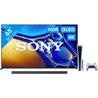 Koop Sony 65" Bravia 8 II 4K QD-OLED + Sony Bravia Theatre Bar 9 Zwart + PlayStation 5 - 6151133463416