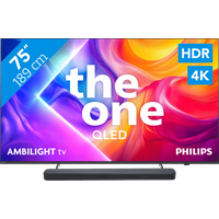 Koop Philips Ambilight 75" PUS9000 QLED 4K (2025) + JBL Bar 300 M2 Zwart - 6151123613616