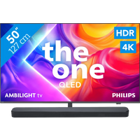 Koop Philips Ambilight 50" PUS9000 QLED 4K (2025) + JBL Bar 300 M2 Zwart - 6151123626654
