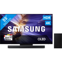 Koop Samsung 55" OLED S90F (2025) + Samsung HW-B66CF Zwart - 6151128360348