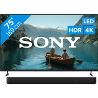 Koop Sony Bravia 3 II Led 75" (2026) + Sony HT-S2000 Zwart - 6151153324360