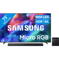 Koop Samsung Micro RGB 75" R85H (2026) + Samsung HW-QS700F (2025) - 6151143090022