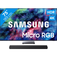Koop Samsung Micro RGB 75" R95H (2026) + Samsung HW-QS90H (2026) - 6156414266274